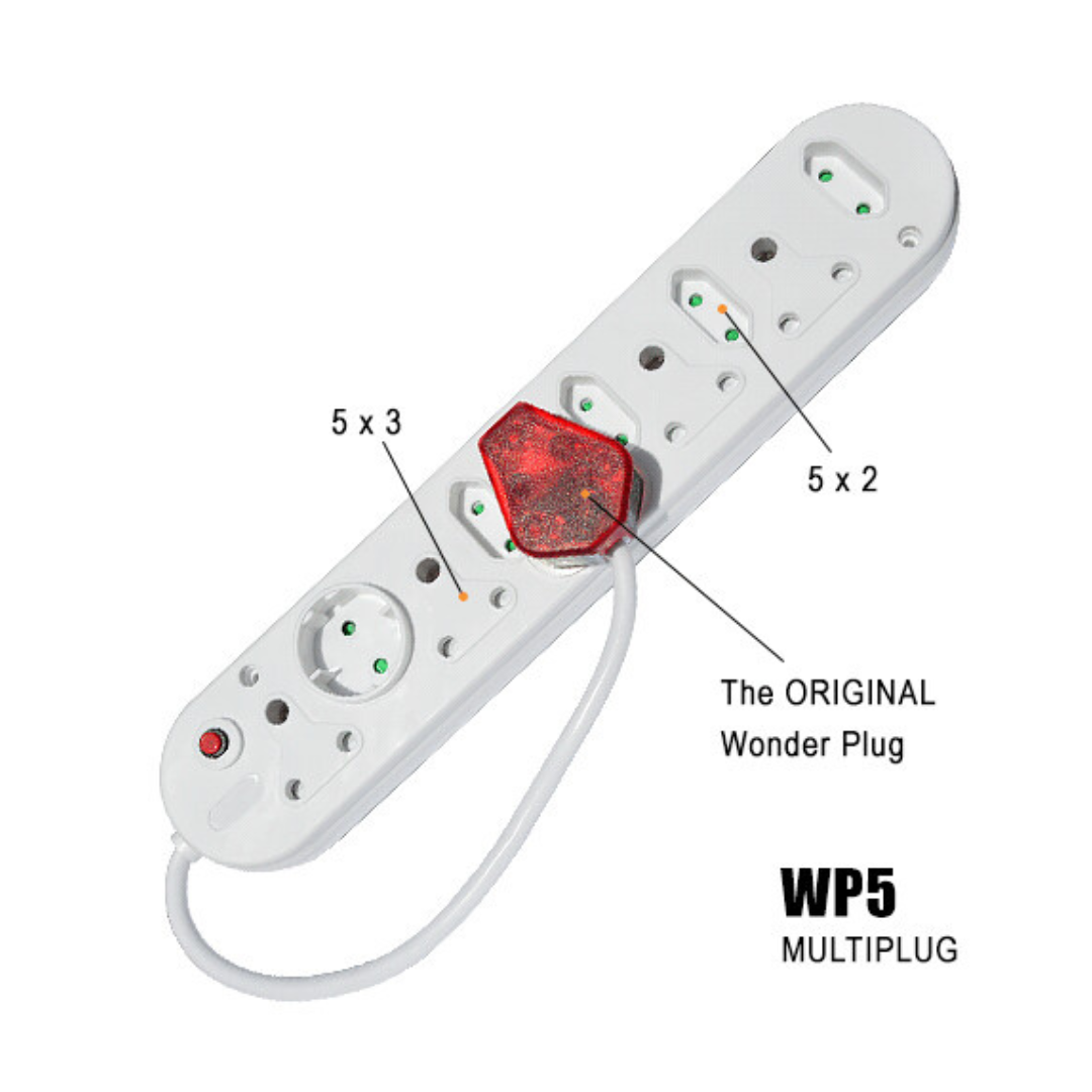 Wonder Protected 5+% Way Multiplug